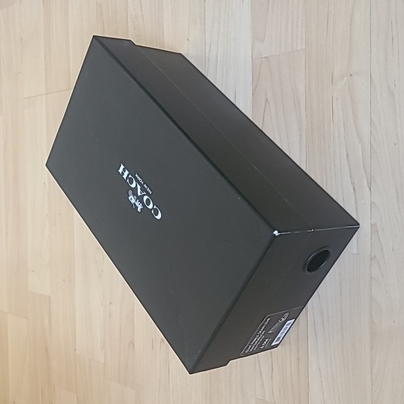 COACH Empty Gift Box Shoes Storage Black Box 11"×6" - Picture 2 of 7